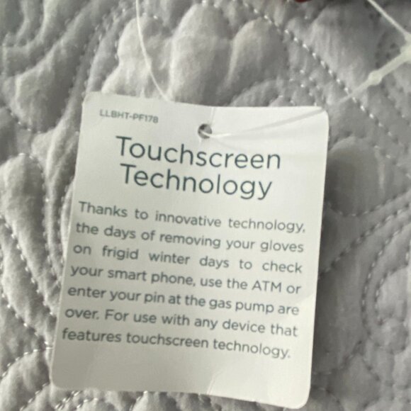 NWT L.L. Bean Sheepskin Women's gloves with touchscreen technology - Picture 2 of 4